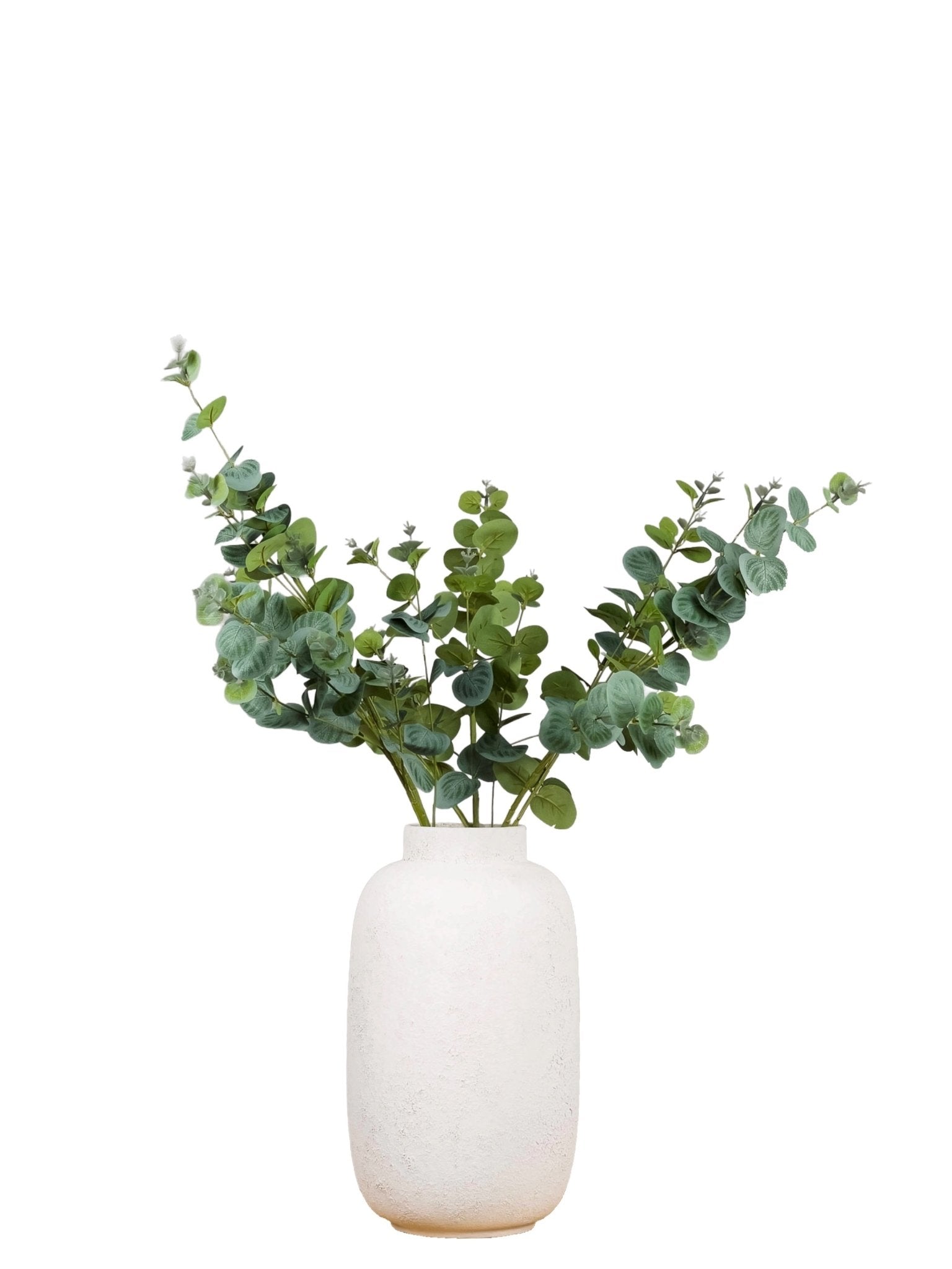 Zijden Eucalyptus tak (75cm) - 3 stuks luxe kunstbloemen - Pluk! Zijden Bloemen