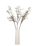 Zijden Magnolia tak - 3 stuks luxe kunstbloemen - Pluk! Zijden Bloemen