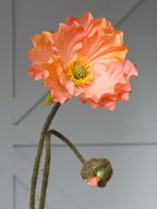 Zijden klaprozen boeket - 5 stuks - Pluk! Zijden Bloemen