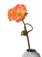 Zijden klaprozen boeket - 5 stuks - Pluk! Zijden Bloemen