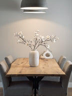 Zijden Magnolia tak - 3 stuks luxe kunstbloemen - Pluk! Zijden Bloemen