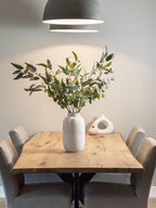 Zijden Eucalyptus tak (75cm) - 3 stuks luxe kunstbloemen - Pluk! Zijden Bloemen