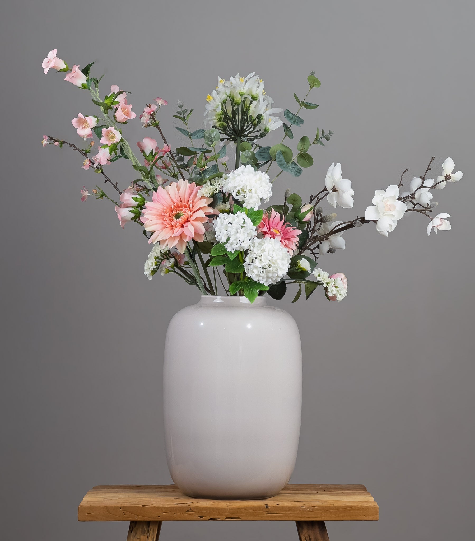 Zijden boeket Pronkstuk Bloesem - Pluk! Zijden Bloemen