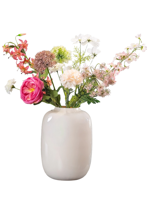 Zijden boeket Plukgeluk Lili - Pluk! Zijden Bloemen
