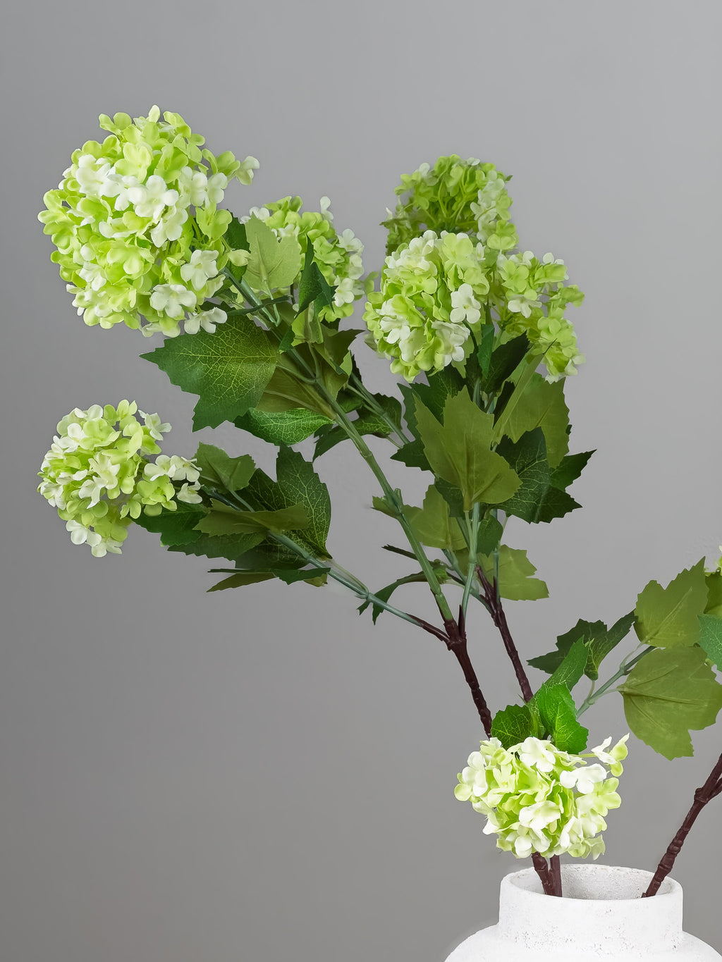 Zijden Viburnum tak - 3 stuks luxe kunstbloemen - Pluk! Zijden Bloemen