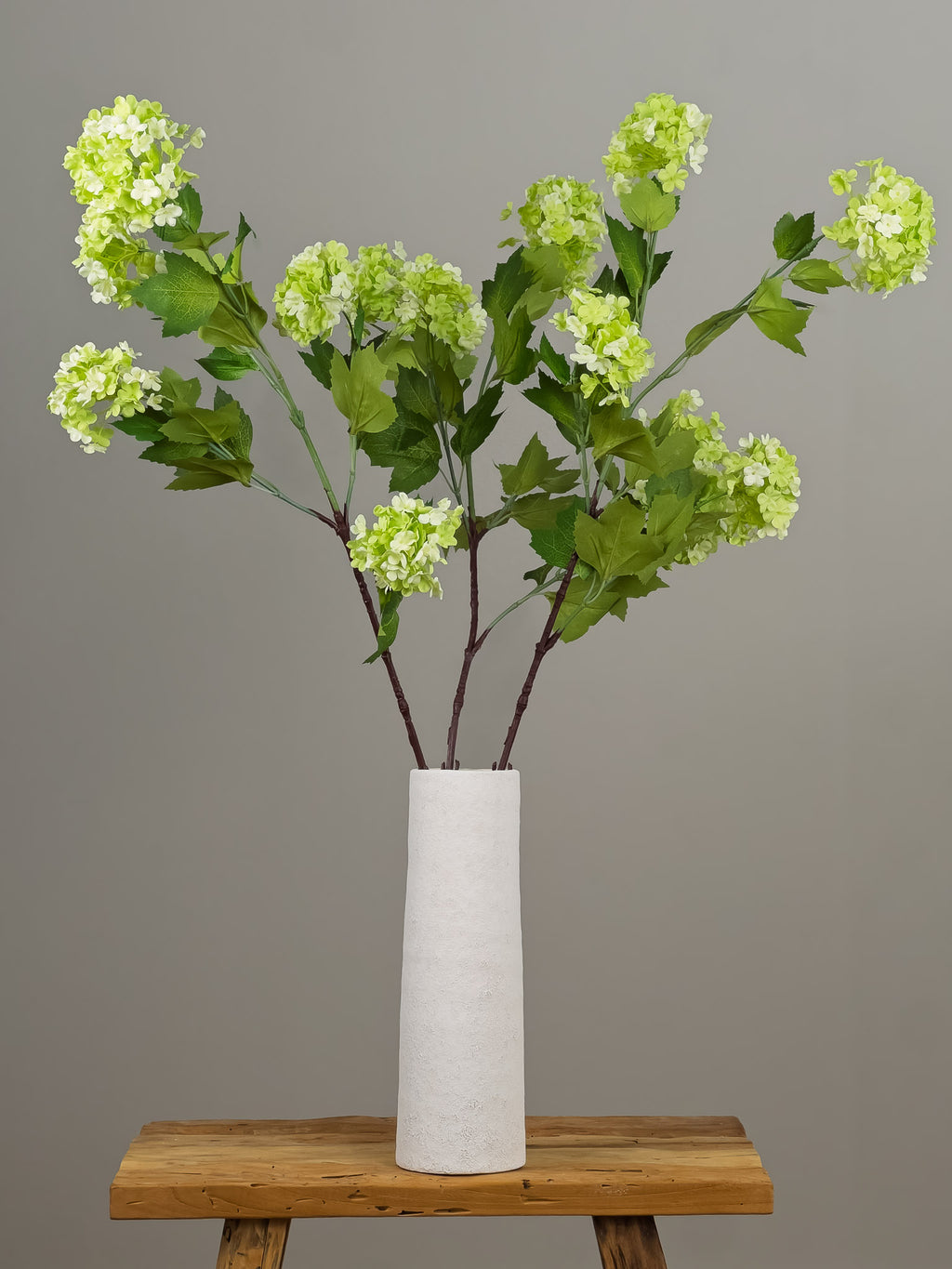 Zijden Viburnum tak - 3 stuks luxe kunstbloemen - Pluk! Zijden Bloemen