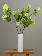 Zijden Viburnum tak - 3 stuks luxe kunstbloemen - Pluk! Zijden Bloemen