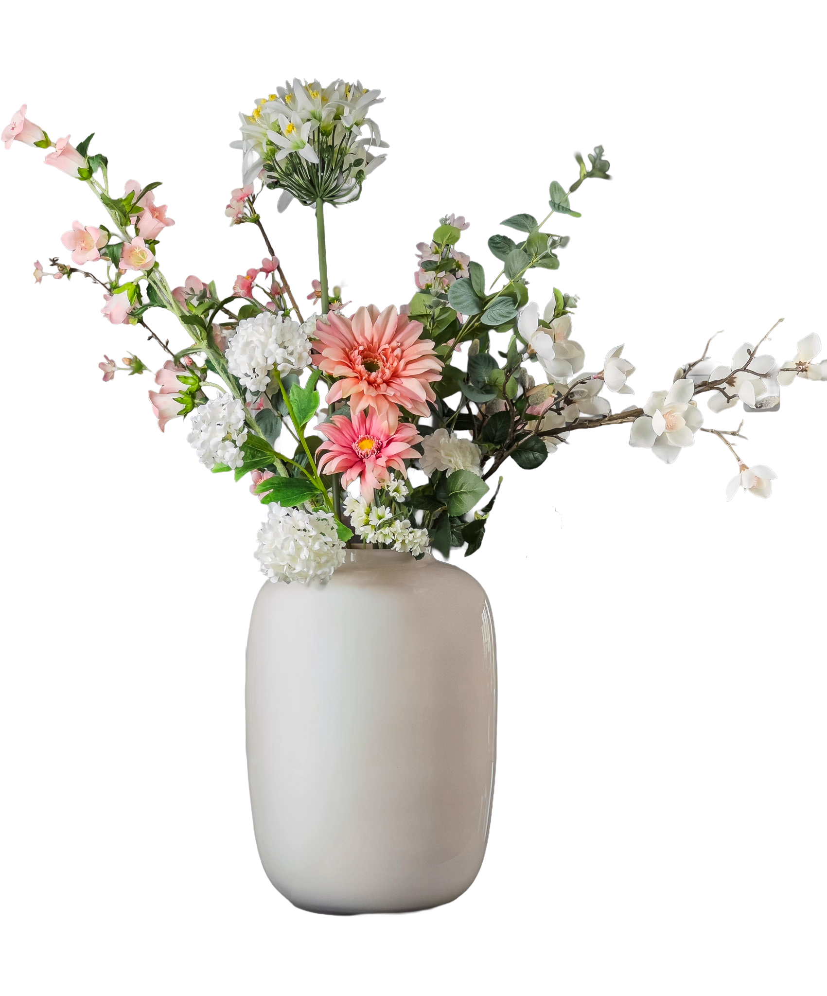 Zijden boeket Pronkstuk Bloesem - Pluk! Zijden Bloemen