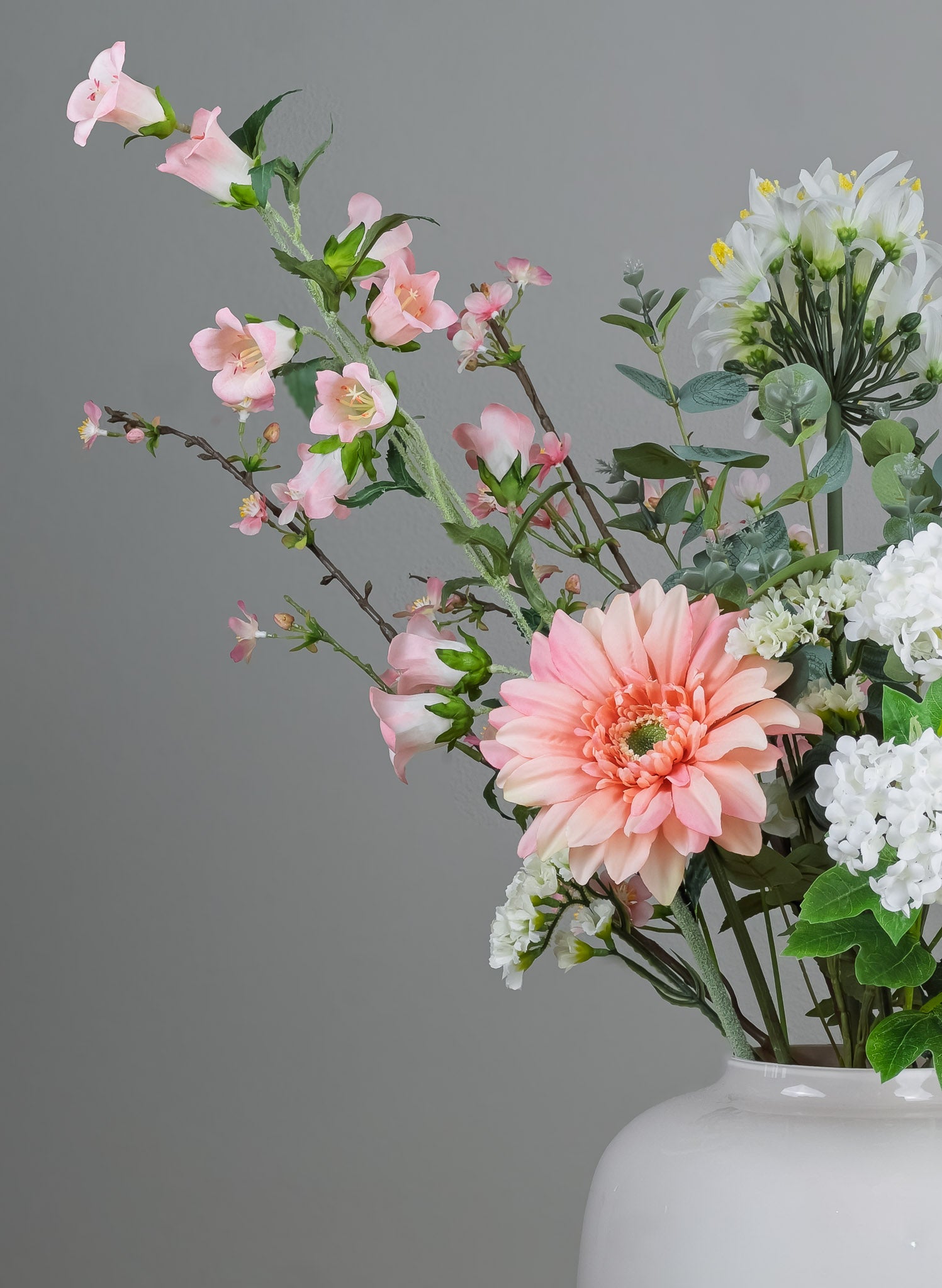 Zijden boeket Pronkstuk Bloesem - Pluk! Zijden Bloemen