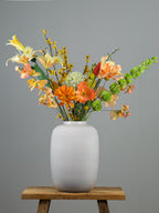 Zijden boeket Pronkstuk Lenthe - Pluk! Zijden Bloemen