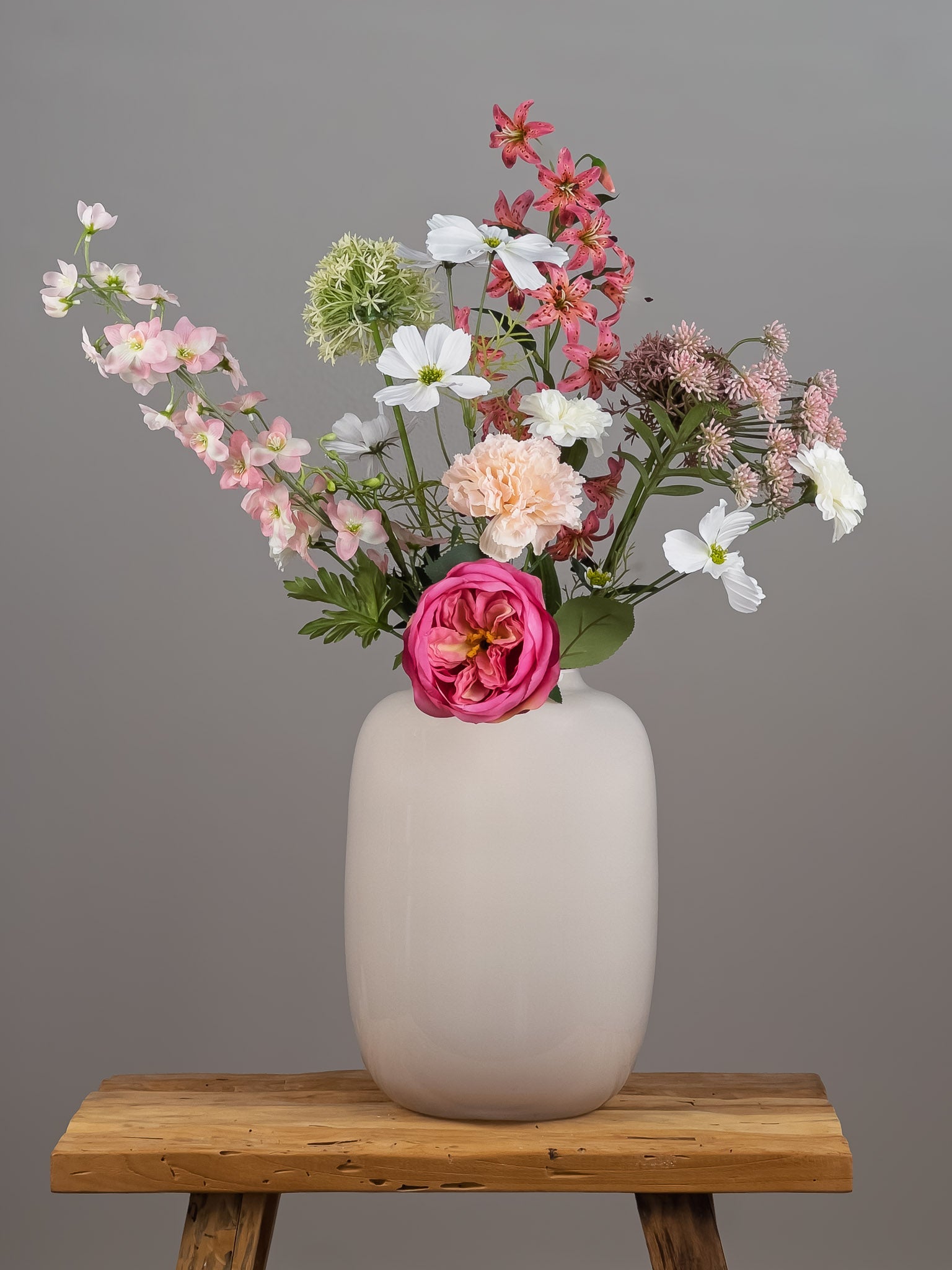 Zijden boeket Plukgeluk Lili - Pluk! Zijden Bloemen