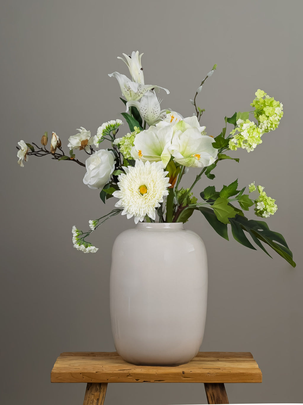 Zijden boeket Pronkstuk Lis - Pluk! Zijden Bloemen