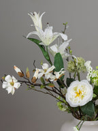 Zijden boeket Pronkstuk Lis - Pluk! Zijden Bloemen