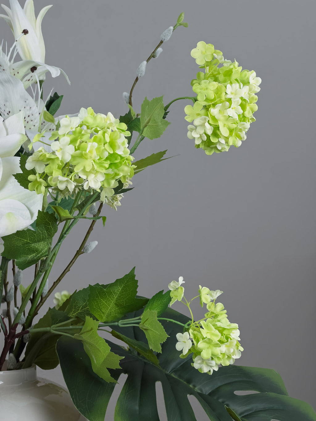 Zijden boeket Pronkstuk Lis - Pluk! Zijden Bloemen