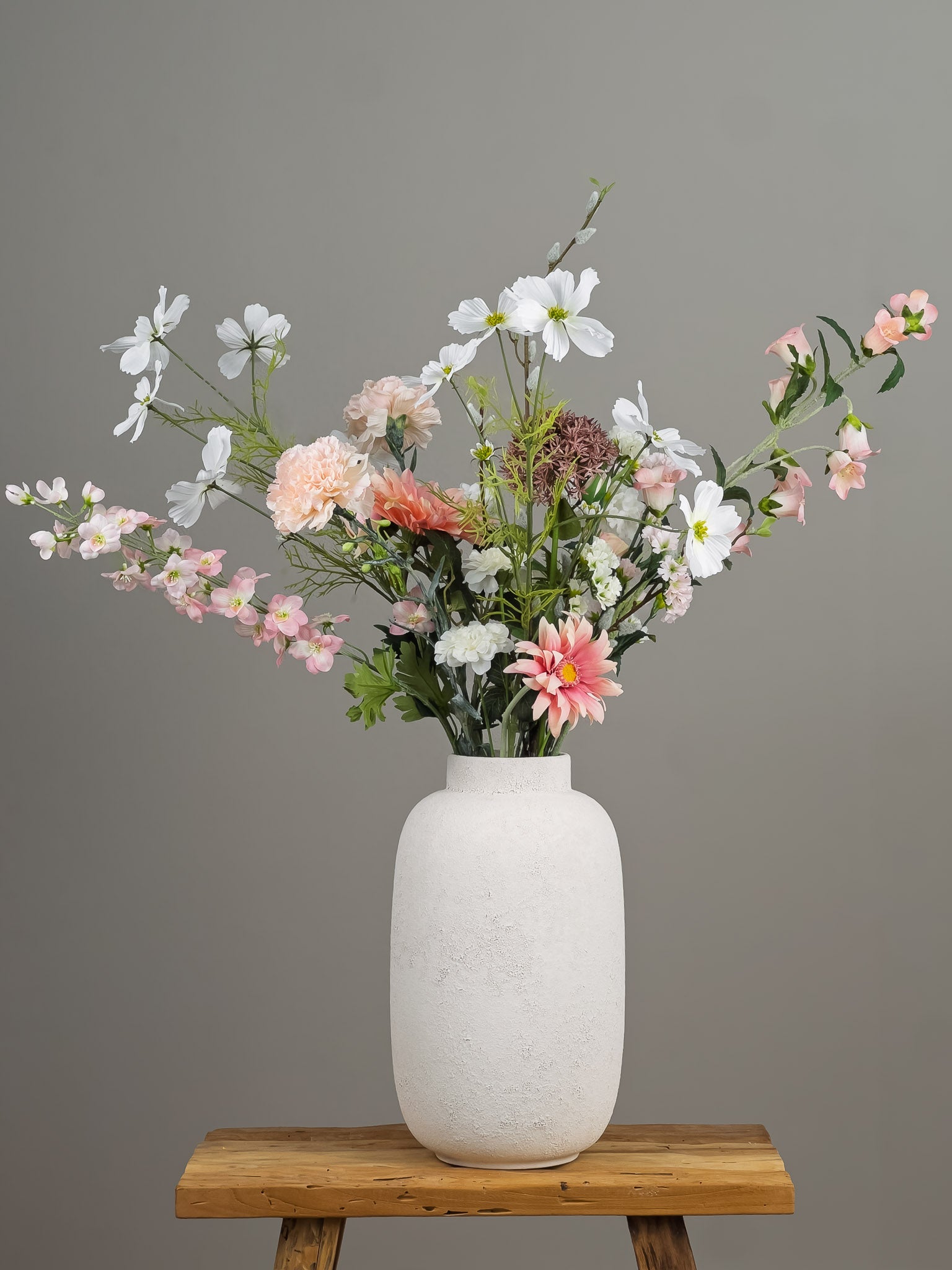 Zijden boeket Pronkstuk Mei - Pluk! Zijden Bloemen