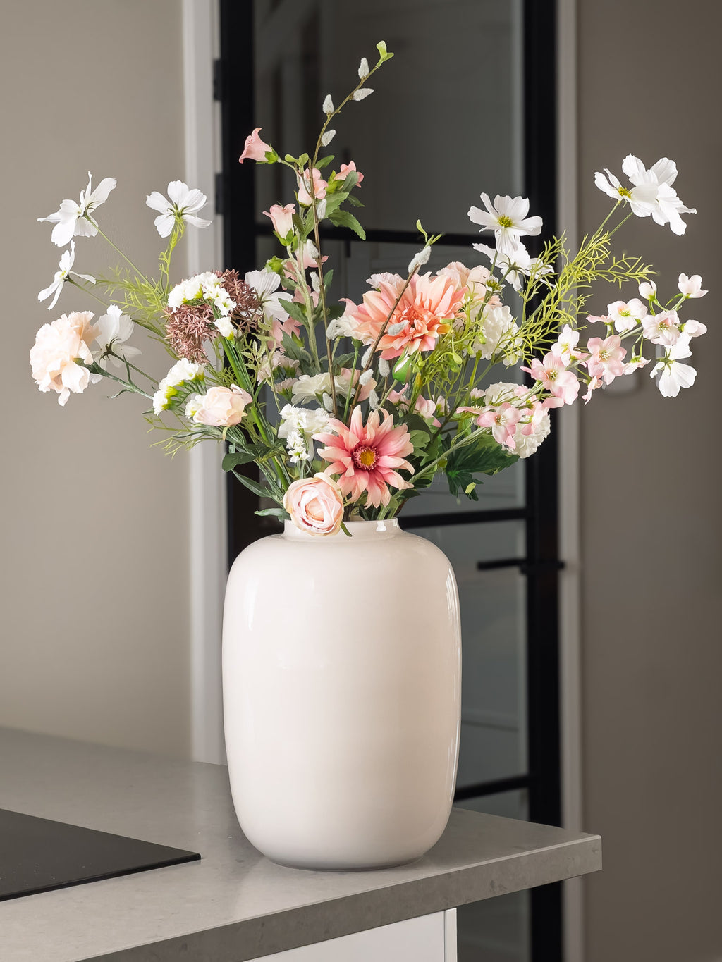 Zijden boeket Pronkstuk Mei - Pluk! Zijden Bloemen