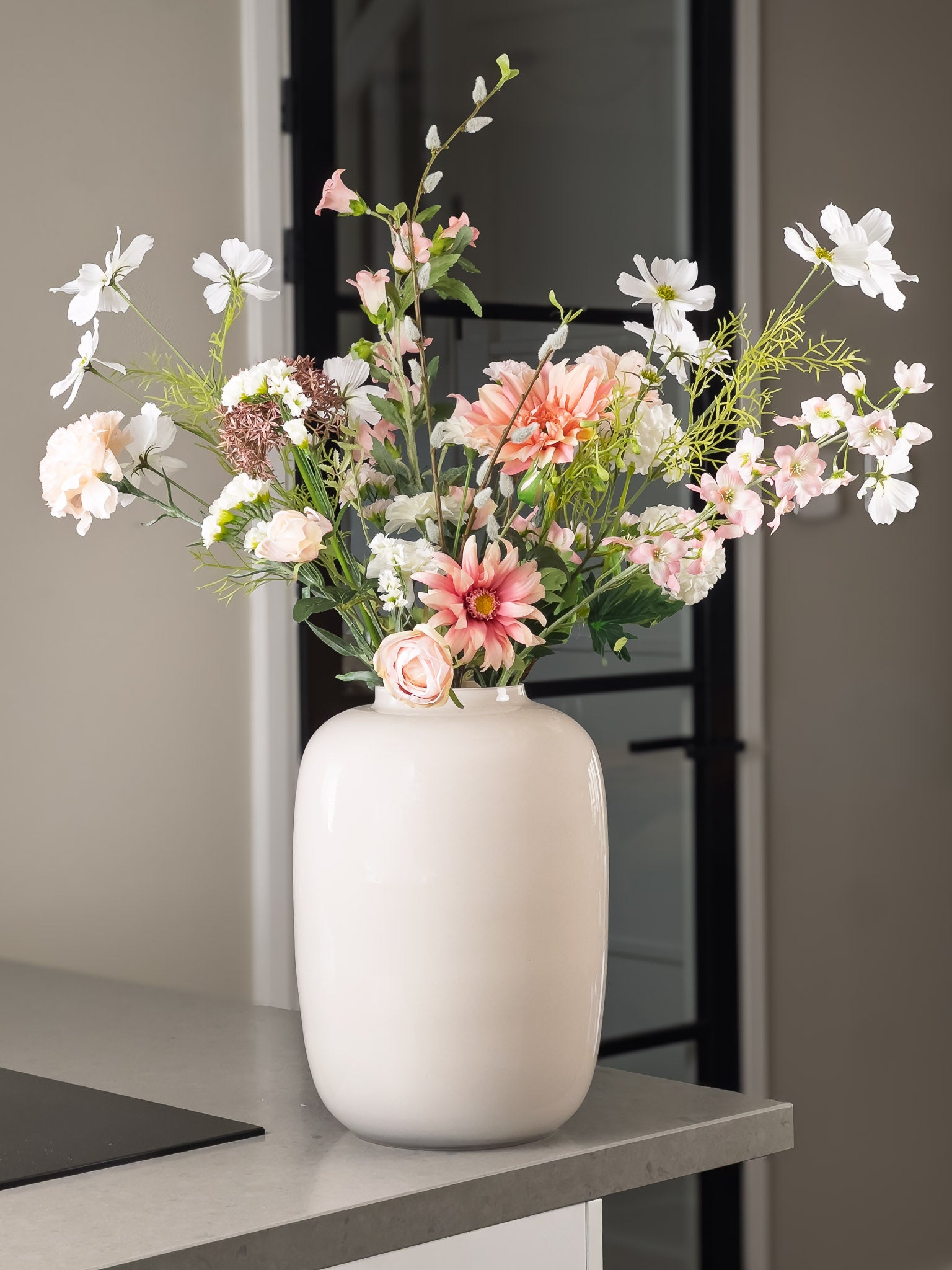 Zijden boeket Pronkstuk Mei - Pluk! Zijden Bloemen