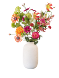Pronkstuk Zinderend - zijden bloemen boeket - Pluk! Zijden Bloemen