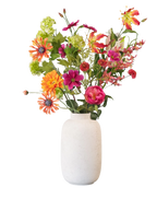 Pronkstuk Zinderend - zijden bloemen boeket - Pluk! Zijden Bloemen