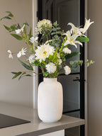 Pronkstuk Zilte Wind - zijden bloemen boeket - Pluk! Zijden Bloemen