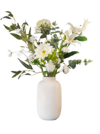 Pronkstuk Zilte Wind - zijden bloemen boeket - Pluk! Zijden Bloemen
