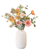 Pronkstuk Ochtenddauw - Zijden boeket - Pluk! Zijden Bloemen