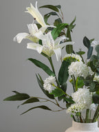Pronkstuk Zilte Wind - zijden bloemen boeket - Pluk! Zijden Bloemen