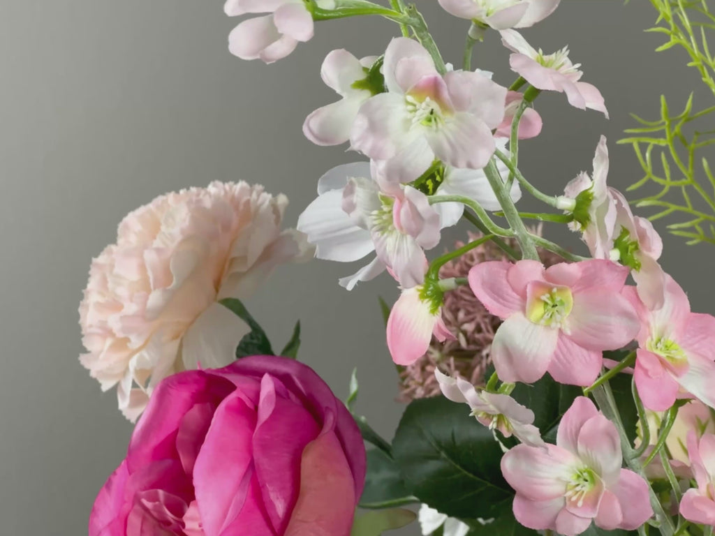 Pronkstuk Lili - Zijden bloemen boeket